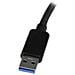 Adattatore USB 3.0 a doppia porta Ethernet Gigabit NIC con porta USB - Foto miniatura 2