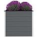 Fioriera Da Giardino In Wpc 100x100x91 Cm Grigia - Foto miniatura 2