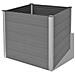 Fioriera Da Giardino In Wpc 100x100x91 Cm Grigia - Foto miniatura 8