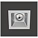 Faretto Ad Incasso Grigio Quadrato 8w Led - Foto miniatura 1