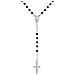 Collana In Argento 925 - Collezione Rosari - Colore Rodio - Misura Unica Rosario Classico Cristalli Grigi - Foto miniatura 1