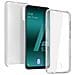 Cover Samsung Galaxy A50 Silicone Fronte Retro Rigido Trasparente - Foto miniatura 2