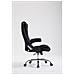 Sedia Ufficio Thor XXL in Stoffa - Poltrona Studio Carico Max 150 kg I Sedia Pc Ergonomica Imbottita e Regolabile in Altezza I Sedia da Scrivania con Ruote e Alto Schienale Nero - Foto miniatura 3