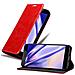 Custodia Compatibile Con Zte Nubia Z17 Mini In Rosso Mela - Coperchio Protettiva Con Chiusura Magnetica, Funzione Stand E Tasca Per Le Carte - Foto miniatura 1