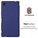Custodia Compatibile Con Sony Xperia M4 Aqua In Frost Blu Scuro - Coperchio Protettivo In Silicone Tpu Flessibile - Foto miniatura 2