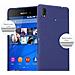 Custodia Compatibile Con Sony Xperia M4 Aqua In Frost Blu Scuro - Coperchio Protettivo In Silicone Tpu Flessibile - Foto miniatura 9
