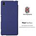 Custodia Compatibile Con Sony Xperia M4 Aqua In Frost Blu Scuro - Coperchio Protettivo In Silicone Tpu Flessibile - Foto miniatura 10