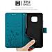 Custodia Compatibile Con Huawei Mate 20 Pro In Blu Fiore - Coperchio Protettivo In Design Floreale Con Chiusura Magnetica, Funzione Stand E Slot Per Carte - Foto miniatura 8