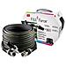 Force 5/8"" 25m, Tubo Acqua Da Giardino Per Irrigazione Con Lancia, Grigio Con Righe Verdi - Foto miniatura 4