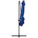Ombrellone A Sbalzo Con Led E Palo In Acciaio 250x250cm Azzurro - Foto miniatura 6