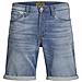 Pantaloncini Di Jeans Blu Da Uomo - Foto miniatura 1