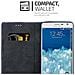 Custodia Compatibile Con Samsung Galaxy Note Edge In Oro Rosato Nero - Coperchio Protettiva Con Chiusura Magnetica, Funzione Stand E Tasca Per Le Carte - Foto miniatura 3
