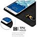 Custodia Compatibile Con Samsung Galaxy Note Edge In Oro Rosato Nero - Coperchio Protettiva Con Chiusura Magnetica, Funzione Stand E Tasca Per Le Carte - Foto miniatura 4