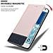 Custodia Compatibile Con Samsung Galaxy Note Edge In Oro Rosato Nero - Coperchio Protettiva Con Chiusura Magnetica, Funzione Stand E Tasca Per Le Carte - Foto miniatura 6