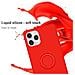 Custodia Compatibile Con Apple Iphone 11 Pro Max In Liquid Rosso - Coperchio Protettivo In Silicone Tpu Flessibile Con Anello - Foto miniatura 3