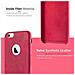 Cadorabo Custodia Compatibile Con Apple Iphone 6 / Iphone 6s In Vintage Rosso - Hard Case Coperchio Protettivo In Similpelle - Foto miniatura 5