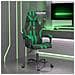 Sedia Da Gaming Nera E Verde In Similpelle - Foto miniatura 1