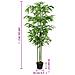Albero Bambù Artificiale 576 Foglie 150 Cm Verde - Foto miniatura 7