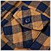 Camicia A Quadri Da Bambino Cognac E Blu 104 - Foto miniatura 4
