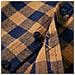 Camicia A Quadri Da Bambino Cognac E Blu 104 - Foto miniatura 6