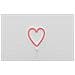 Heart Figura luminosa decorativa Rosso LED 1,38 W - Foto miniatura 3