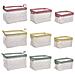 Set Di Cestini Dkd Home Decor 35 X 21 X 20 Cm - Foto miniatura 1