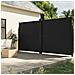 Tenda da Sole Laterale Retrattile Nera 200x600 cm - Foto miniatura 4