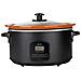 DIGITAL SLOW COOKER 5L OVAL CERAMIC TERRACOTTA CERAMIC BOWL 210W JEOL2145 - Foto miniatura 5