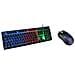 Pack Gaming Sentai C03 Tastiera Rgb Rainbow + Mouse Cablato 3600dpi, Nero - Foto miniatura 1