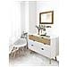 Mobile In Legno Naturale Con 4 Cassetti 99x39xh82 Cm Spencer - Foto miniatura 7