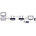 Tv Anywhere Wireless 4k Trasmettitore E Ricevitore Av Nero - Foto miniatura 3