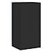 Mobile TV a Parete con Luci LED Nero 40,5x35x80 cm - Foto miniatura 1