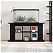 Supporto Acquario 120x40x60 cm Legno Multistrato Rovere Nero - Foto miniatura 5