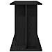 Supporto Acquario 120x40x60 cm Legno Multistrato Rovere Nero - Foto miniatura 8