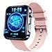 Smartwatch: Misura La Frequenza Cardiaca, La Pressione Sanguigna, L'ossigeno Nel Sangue E I Passi Black And Pink Strap - Foto miniatura 3