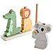 Animali Da Impilare E Ordinare In Legno Fisher-price, 10 Pezzi Hxv04 - Foto miniatura 1