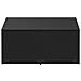 Baule Da Giardino Nero 110x50x58 Cm In Polyrattan - Foto miniatura 3