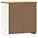 Credenza Cassetti VIGO Bianco 78x40x75 cm Legno Massello Pino - Foto miniatura 7