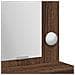 Tavolo da trucco con luci LED in Rovere Marrone 50x41x135 cm - Foto miniatura 9