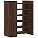 Scarpiera Rovere Marrone 74,5x37,5x100 cm in Legno Multistrato - Foto miniatura 6