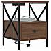 Armadio da Notte Rovere marrone 41.5 x 40.5 x 55 cm - Foto miniatura 3
