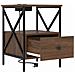 Armadio da Notte Rovere marrone 41.5 x 40.5 x 55 cm - Foto miniatura 5