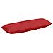 Cuscino per Schiena Rosso 140 x 19 x 50 cm Tessuto - Foto miniatura 1