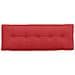 Cuscino per Schiena Rosso 140 x 19 x 50 cm Tessuto - Foto miniatura 6