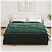 Coperta in Pelliccia di Coniglio Finta 4 pcs Verde Scuro - Foto miniatura 4