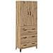 Credenza con cassetto Rovere artigianale 69,5 x 34 x 180 cm - Foto miniatura 1