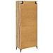 Credenza con cassetto Rovere artigianale 69,5 x 34 x 180 cm - Foto miniatura 9