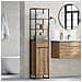Mobile da Bagno con porta Rovere Artigianale 40 x 30 x 180 cm - Foto miniatura 4