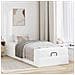 Struttura letto con materasso Bianco Puro 90 x 200 cm - Foto miniatura 2