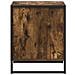 Comodino Quercia Fumosa 50 x 39,5 x 50 cm Legno multistrato - Foto miniatura 6